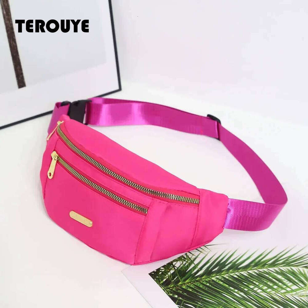Women Waist Multi-Layer Fanny Pack Phone Essentials During Outdoor Activities Crossbody Purse Sports Chest Bag TEROUYE