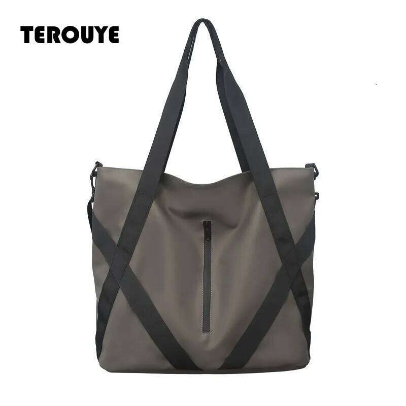 Waterproof Oxford Big Tote For Women Fashion Simple Large Package Shopping Lady Handbag Anti-Tear Leisure Woman Shoulder Bag TEROUYE