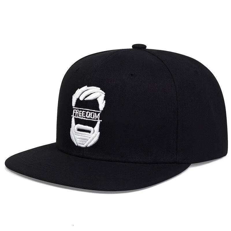 Unisex Uncle Beard Embroidery Hip-hop Hats Spring Autumn Adjustable Casual Snapback Baseball Caps Outdoor Sunscreen Hat Y260304
