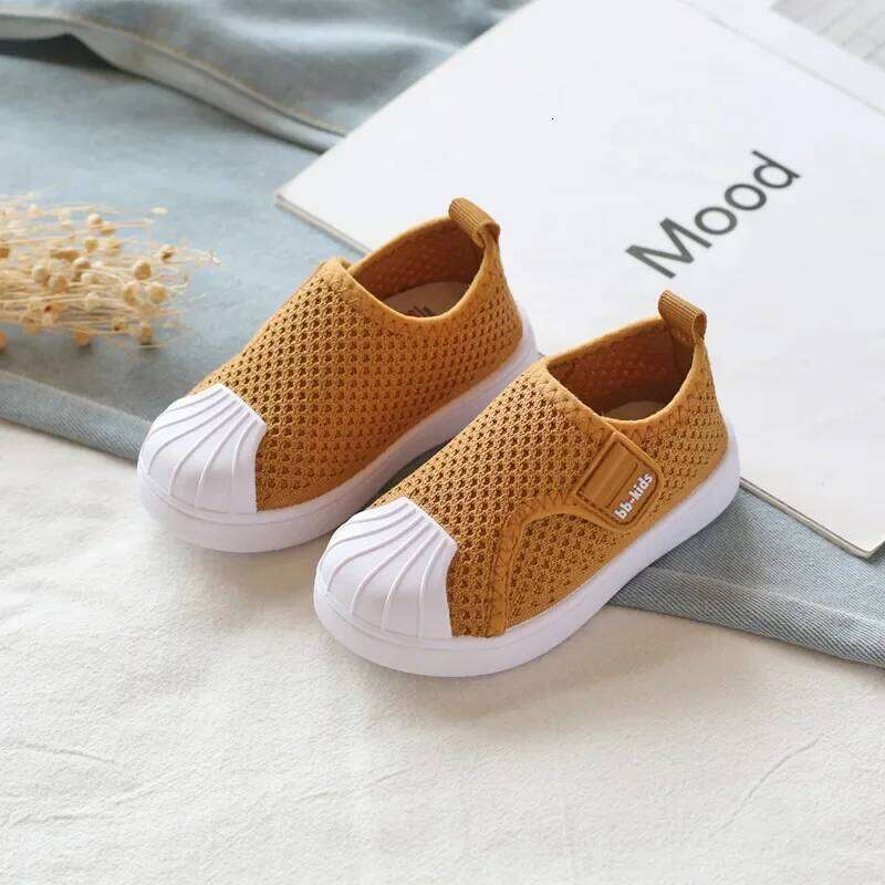 Kids Sneakers Boys Girls Toddlers Fashion Skate Knitted Fabric Casual Shoes for Kindergarten School Soft 21-30 H260207 H260305