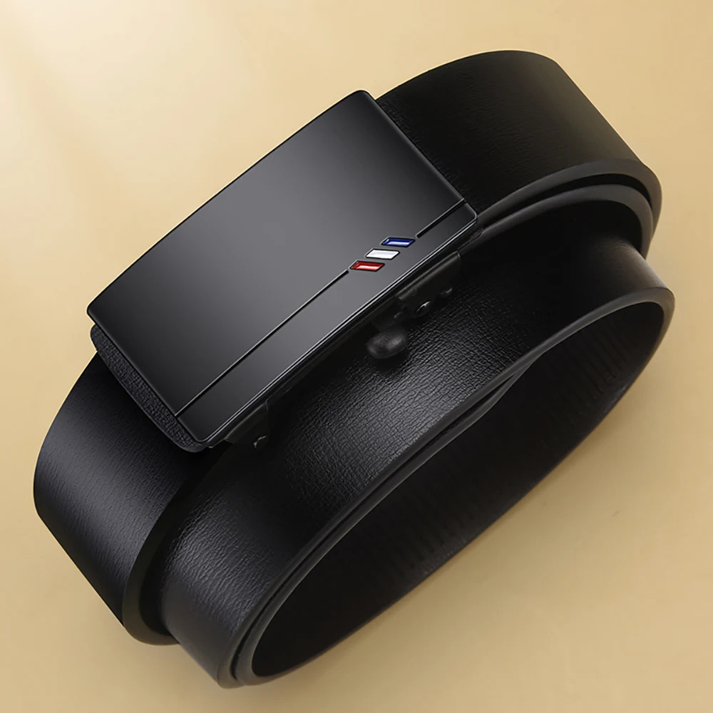 Fashionable Mens Alloy Automatic Buckle Belt With Mens Business Suit Pants Belt High-quality Casual Mens Belt 260302