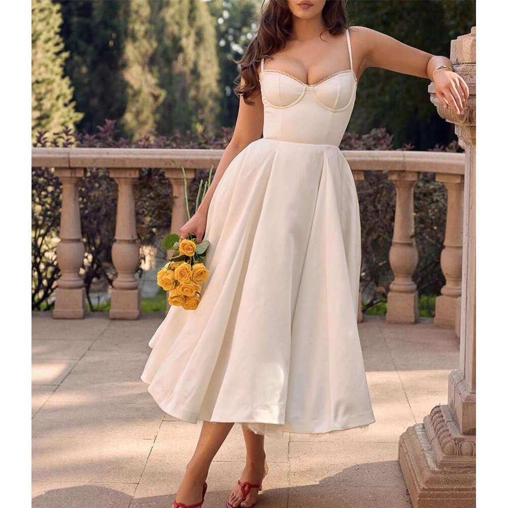 2026 Spring and Summer New European and American Designer Women's A1 Fashion Sexy Strapless Elegant Waist Mesh Fluffy Long Dress