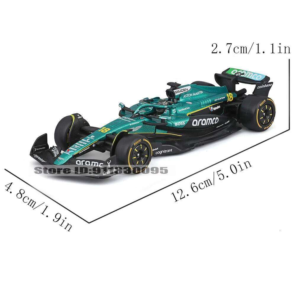 Bburago 1:43 2025 F1 Aston Martin AMR25 #18 Lance Stroll #14 Fernando Alonso alloy Alloy Luxury Die Casting Car Model Toy Z260306