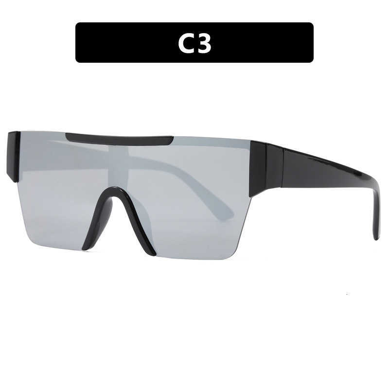 Personalized futuristic sunglasses for women windproof cycling goggles mountain climbing UV resistant sunglasses mens large face glasses S260304