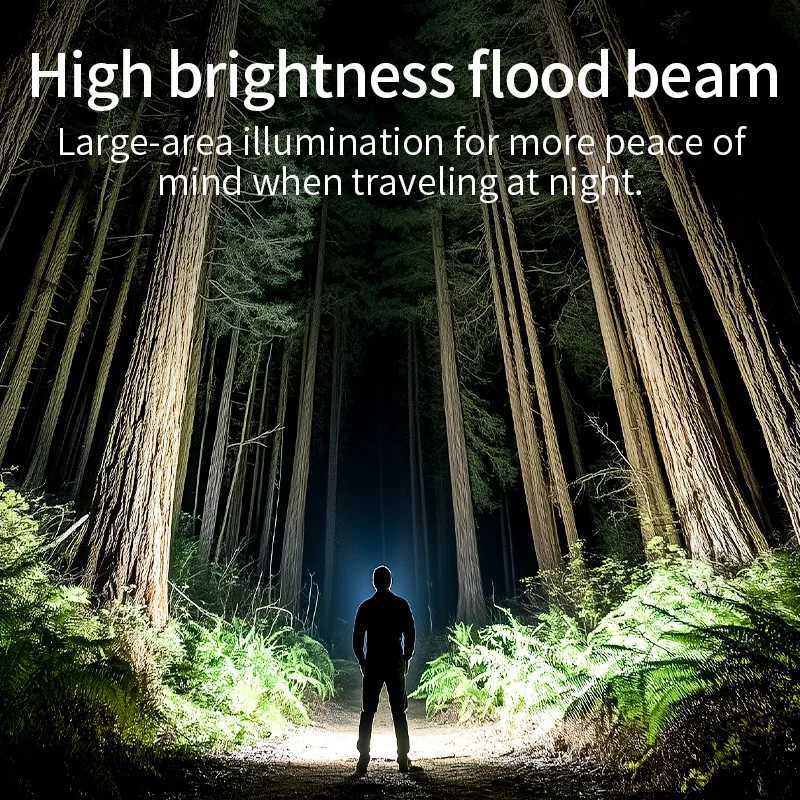 2025 SUPERFIRE FL01 COB Headlamp Super bright Head Flashlight Yellow White headlight Rechargeable led Camping Fishing Head lamp H260307