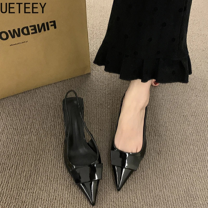 2026 Summer High Heel Women Sandals Fashion Pointed Toe Singbacks Shoes Style Banquet Party Sandalias Shoes 260306