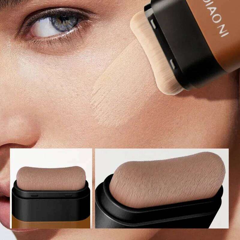 Matte Foundation Cream Stick Multi-Use Eraser Makeup Full Coverage Waterproof Lasting Oil-control Cover Acne Base With brush 26L0306