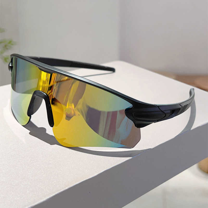 Cycling Running Marathon Mens Windproof Sunglasses Outdoor Sports Mountaineering Skiing Anti-Glare Sunglasses S260304