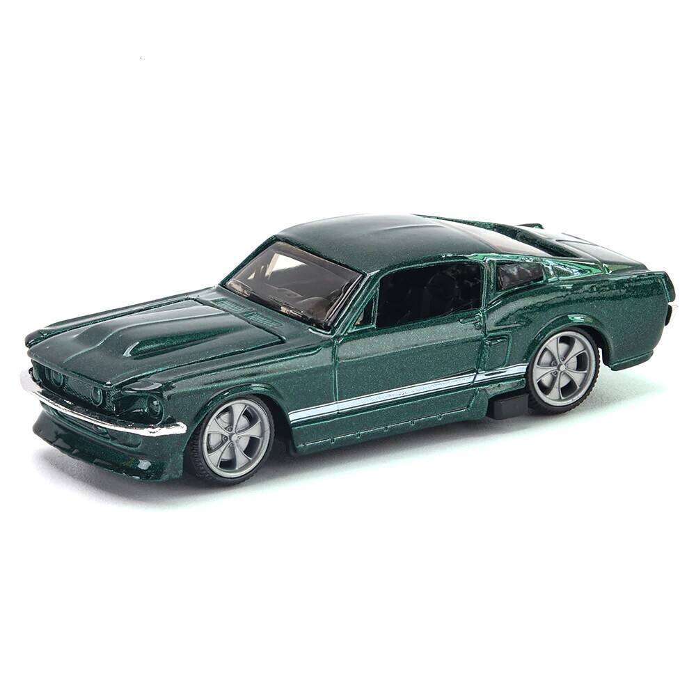 Bburago 1967 FORD MUSTANG GT Lamborghini Cadillac Benz BMW Scale Car Model Replica Collection Kids Xmas Gift Toys for Boys Z260306