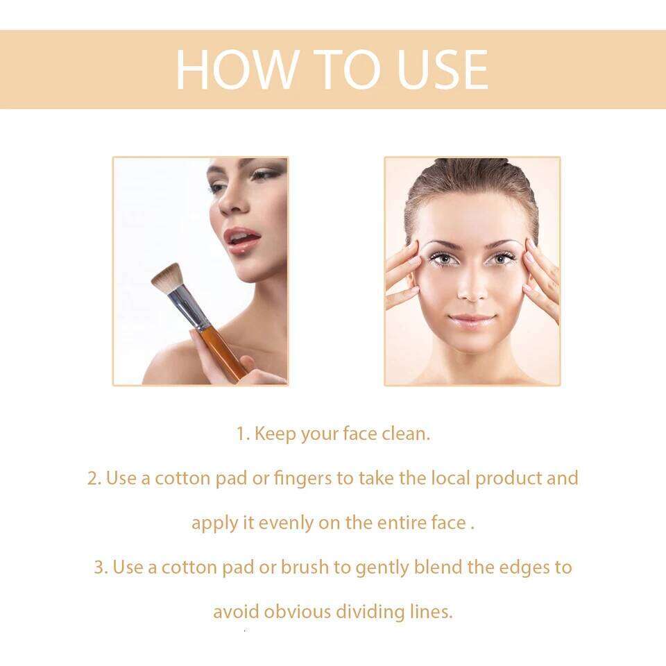 Changing Foundation Moisturizing Hides Wrinkles Lines SPF 15+ Hydrating Color Longwearing Waterproof Makeup Base Concealer 26L0306