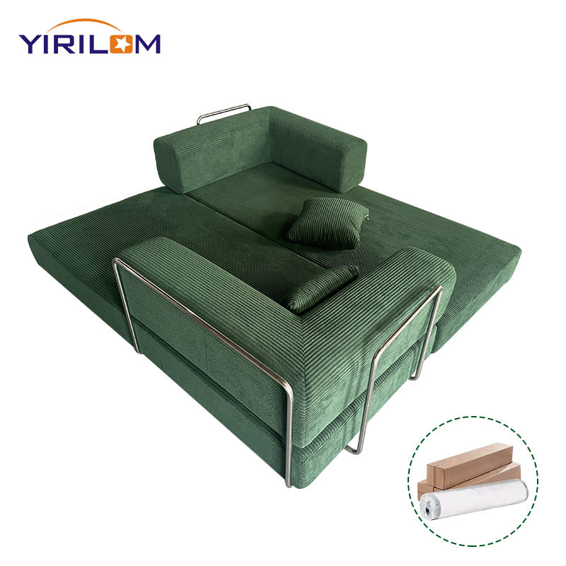 Modern Vacuum Compressed Sofa Tofu Height Density Sponge Modular Sofa for Living Room Cord Sofa