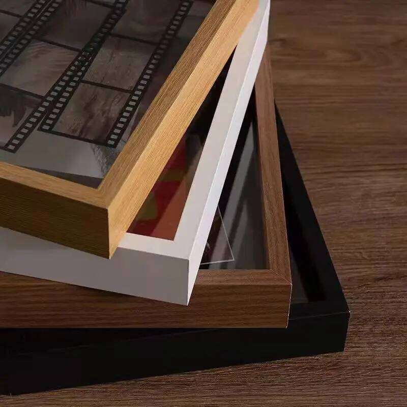 Classic Solid Wood Double-Sided Transparent Acrylic Photo Frame, Framing Photos, Specimens, Certificates, Paintings, Posters H260306