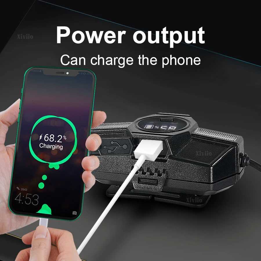 2026 High Power Headlamp 1200W LED Sensor Head Torch 18650 Rechargeable Long Range Headlight Fishing Camping Head Lantern H260307