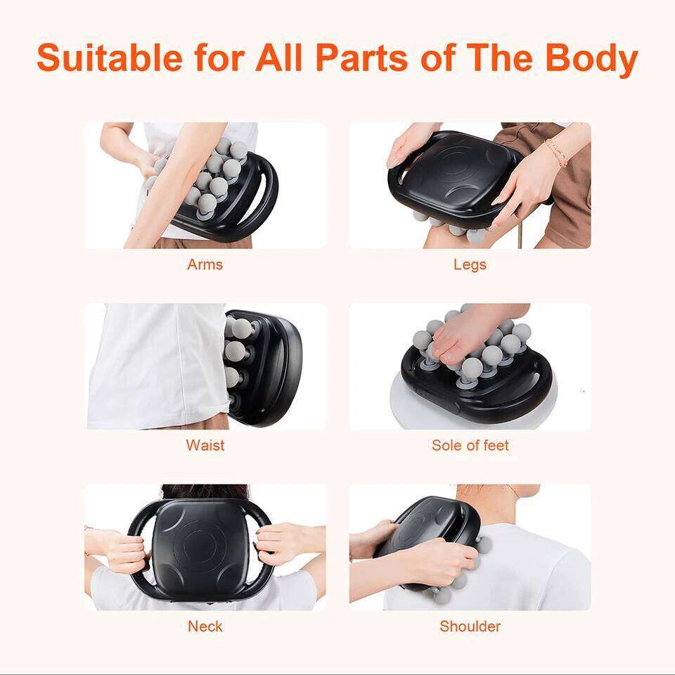 16-Head Fascia High-Frequency Vibration Body Massage Gun Waist and Back Neck Shoulder Massager Muscle masajeador 26Y0307