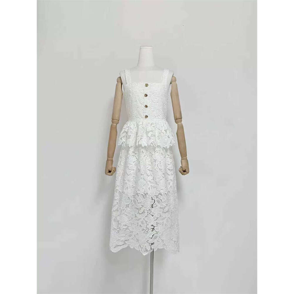 2026 a3 Spring/Summer New Women's Designer Elegant and Sexy Lace Cake Dress