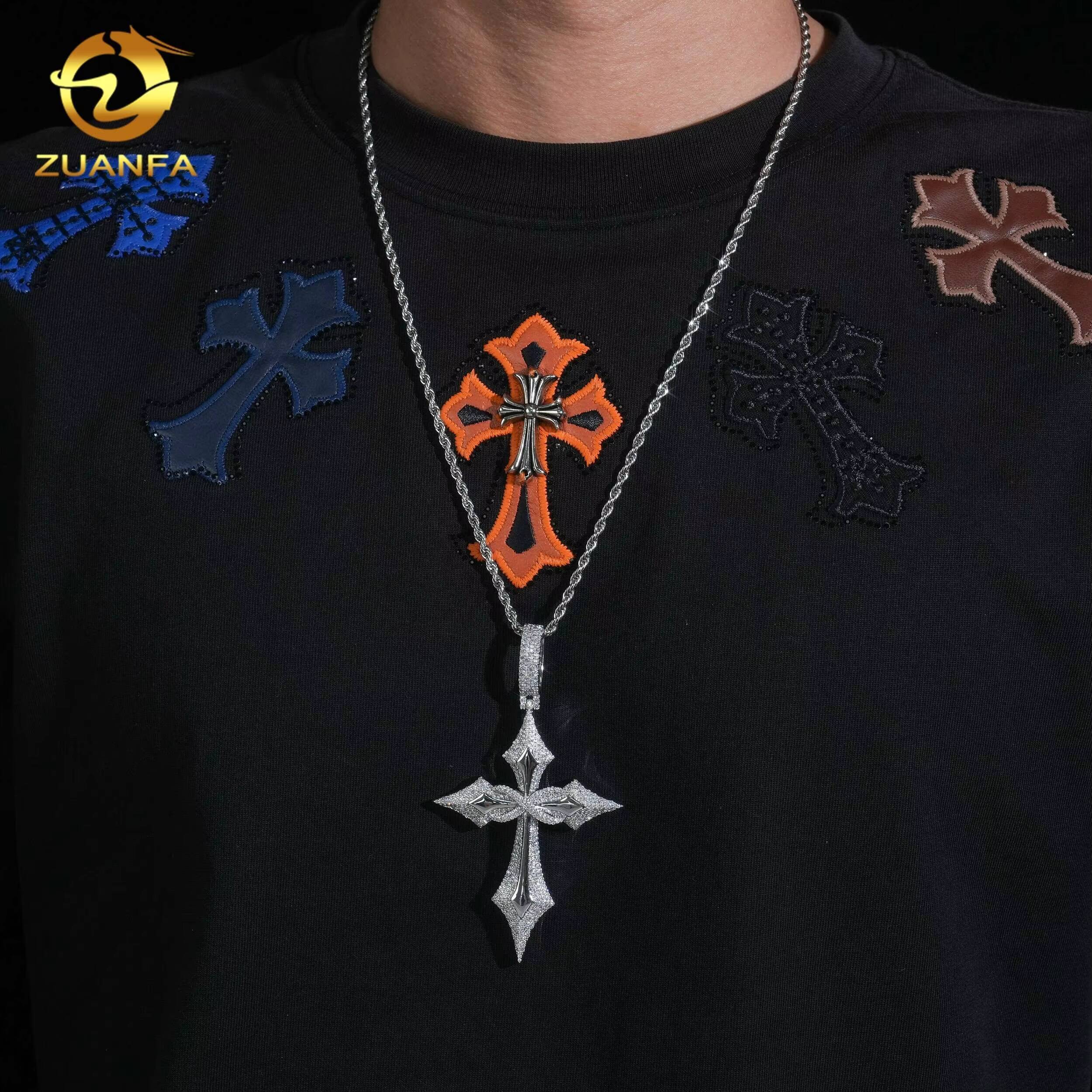 New Arrivals Hip Hop Style Pass Diamond Tester 925 Sterling Silver VVS Moissanite Iced Out Pendant