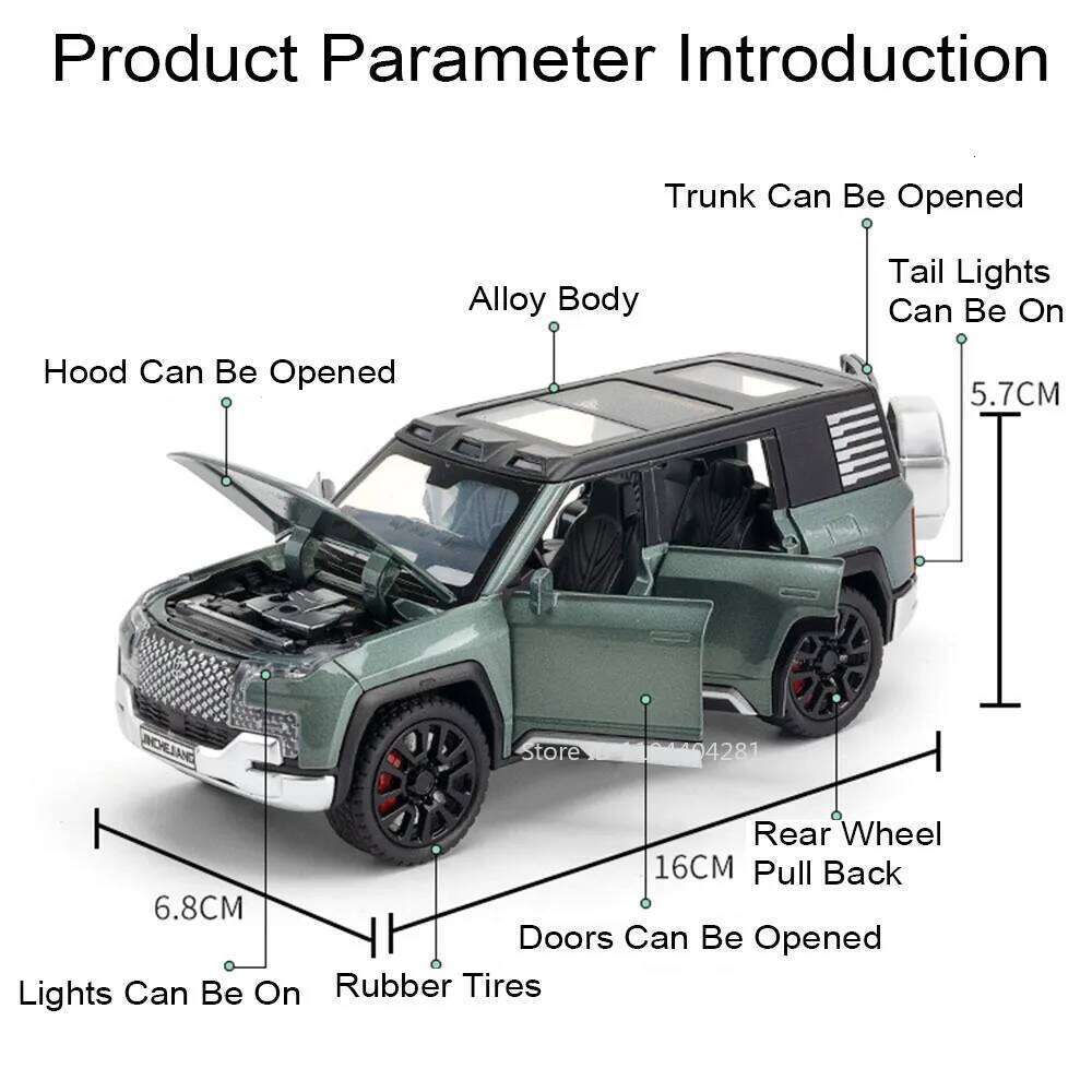 1:32 BYD Looks Upat U8 LeadingIdeal ONE Model Alloy Diecast Car with Doors Opened Sound Light Pull Back Vehices Boys Gift Z260307