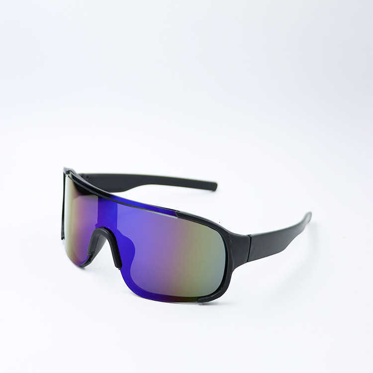 Colorful Sun Protection Sports Glasses Outdoor Cycling Windproof Glasses Integrated Face-Slimming Cycling Glasses S260304