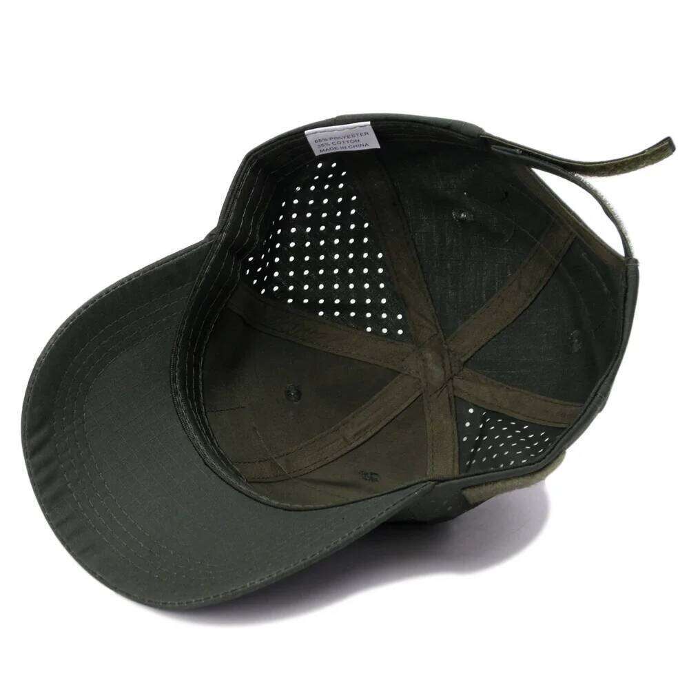 1pc New Men Camouflage Baseball Cap Breathable Sunscreen Outdoor Sports Hunting Hiking Camping Beach Fishing Sun Hat Y260304