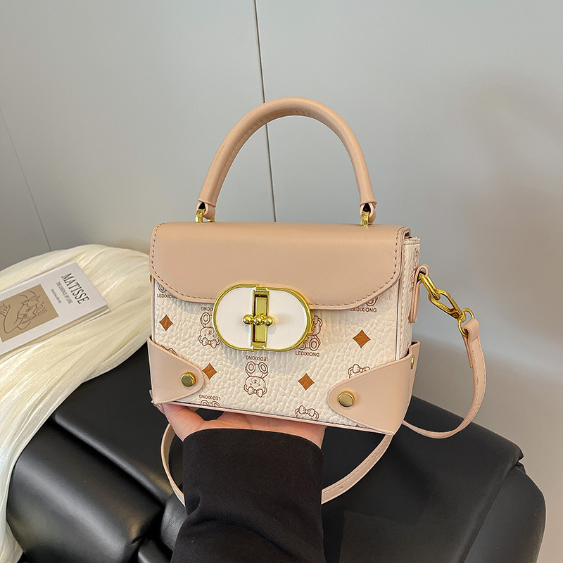 Cross-border popular handbag for women 2025 new designer bag model, high-end shoulder bag with Luxury bag vintage texture, versatile crossbody small s