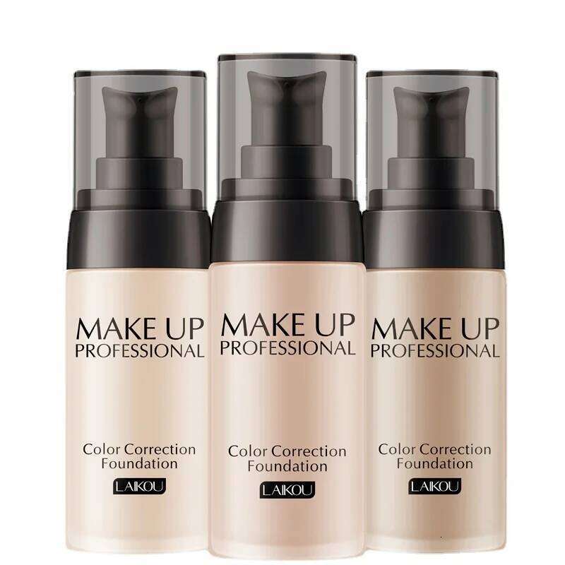 LAIKOU Base Face Liquid Foundation BB Cream Concealer Moisturizer Oil-control Whitening Waterproof Maquiagem Makeup 40g 26L0306