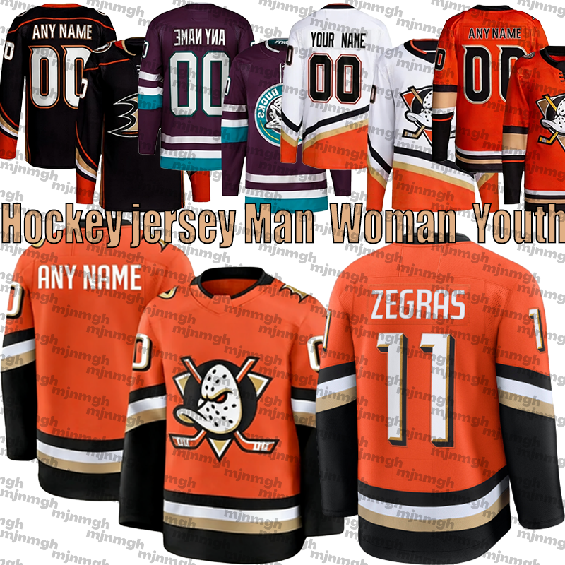 11 Trevor Zegras anaheim hockey jersey mighty ducks jersey Troy Terry Frank Vatrano Leo Carlsson Beckett Sennecke Lukas Dostal John Gibson Charlie Conway jerseys