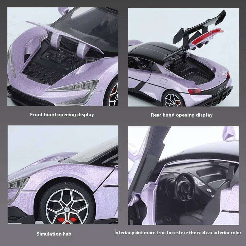 Simulation 1:32 YANGWANG - U9 Alloy Model, Game Vehicle Birthday Gift With Sound and Light Children's Toy Car Boy Z260306