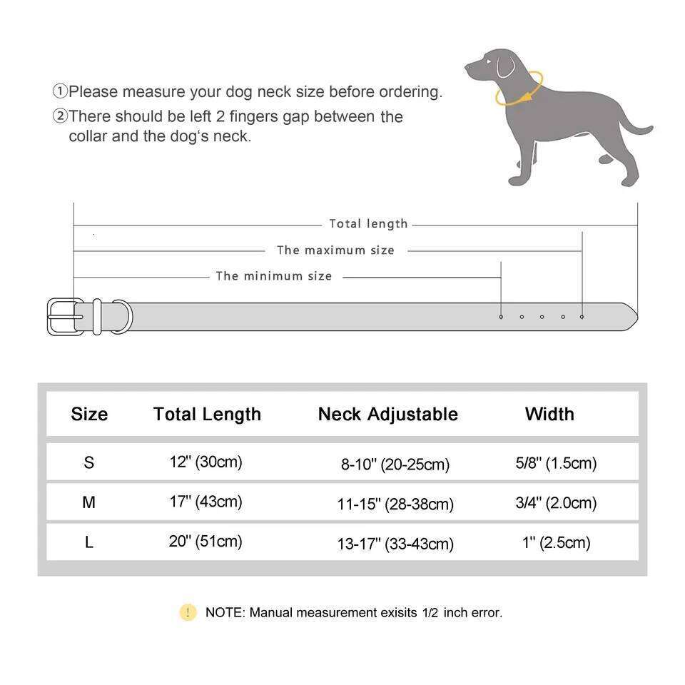 Customized Leather Dog Collar DIY Personalized Small Medium Dogs Chihuahua Pitbull Necklace Free Name Charms Pet Accessories 26Y0301