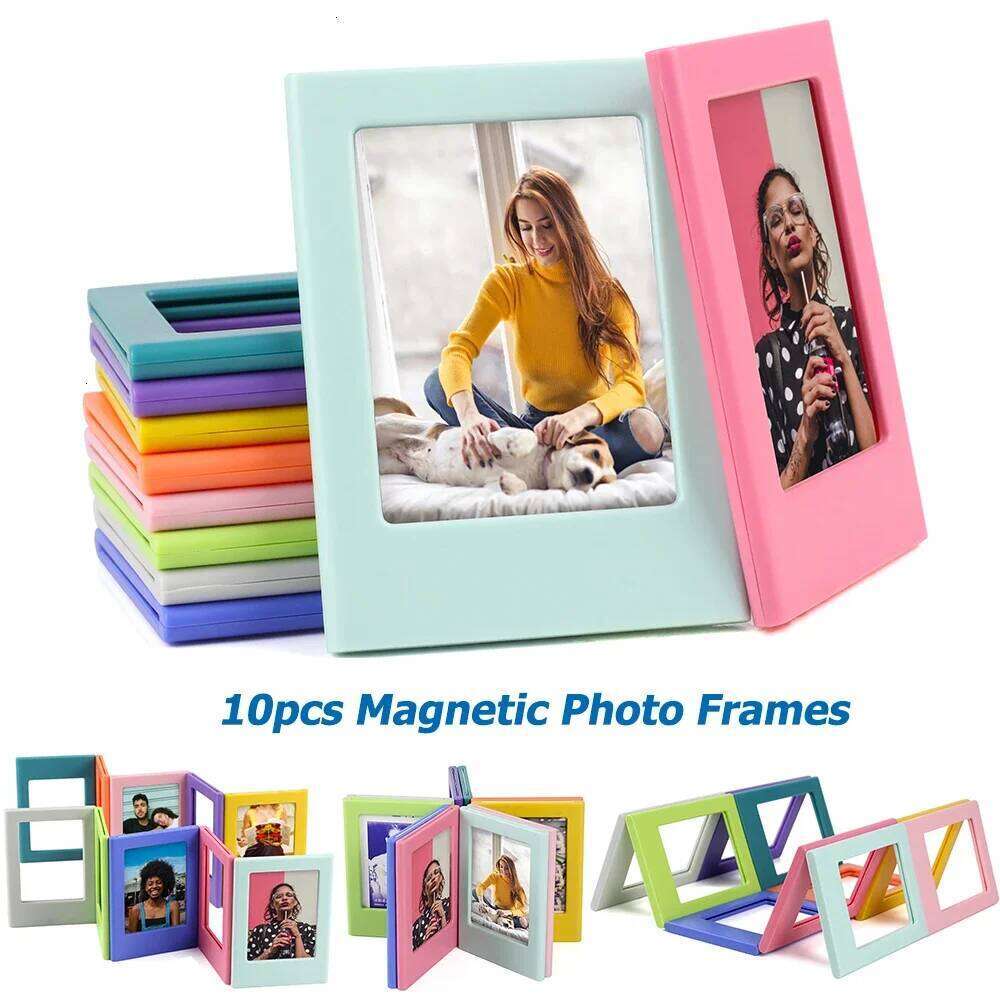10 Pc, Frame of Different Color for Fujifilm Instax Mini 12 11 7S 25 40 70 90 Evo Liplay Link 3 Inch Instant Photos H260306