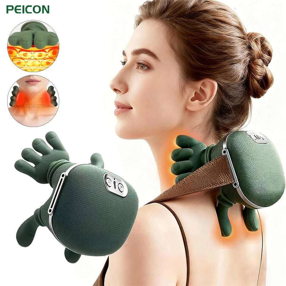 Electric Deep Tissue 4D Kneading Simulated Human Hand for Neck Shoulder Pain Relief Muscle Relax Massager 26Y0307