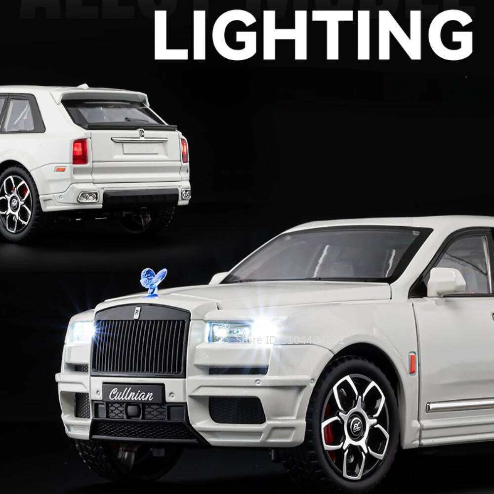 1:20 Rolls Royce Cullinan Alloy Diecast Motor Home Model Toys Car Doors Opened Sound Light Pull Back Vehices Kid's Birthday Gift Z260306