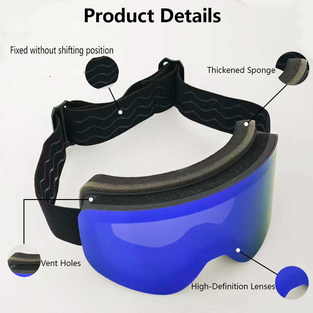 Best-selling ski goggles double-layer anti-fog ski glasses professional sports equipment high-definition breathable windproof goggles S260304