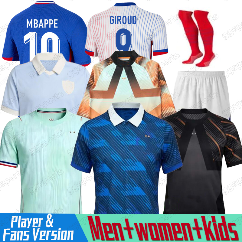 26 27 Maillot De Foot French 120 th France Soccer Jerseys Mbappe France GRIEZMANN DEMBELE KOLO MUANI CAMAVINGA Olise Saliba 2026 2027 black Men Kids Kit Player
