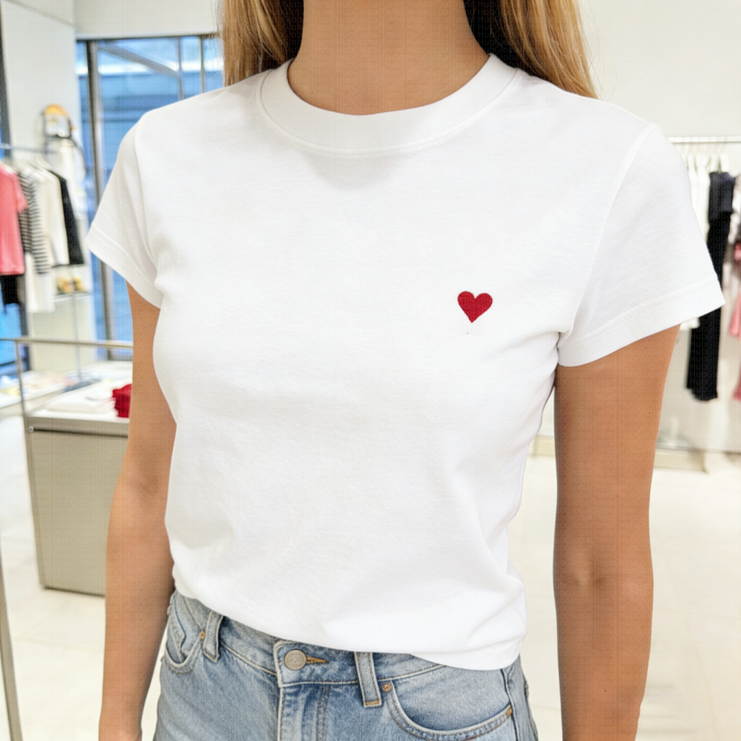 Designer women's T-shirt,Fashionable and casual embroidered short-sleeved shirt 5D multi-functional style, suitable for daily outings and casual commutes.11 colors