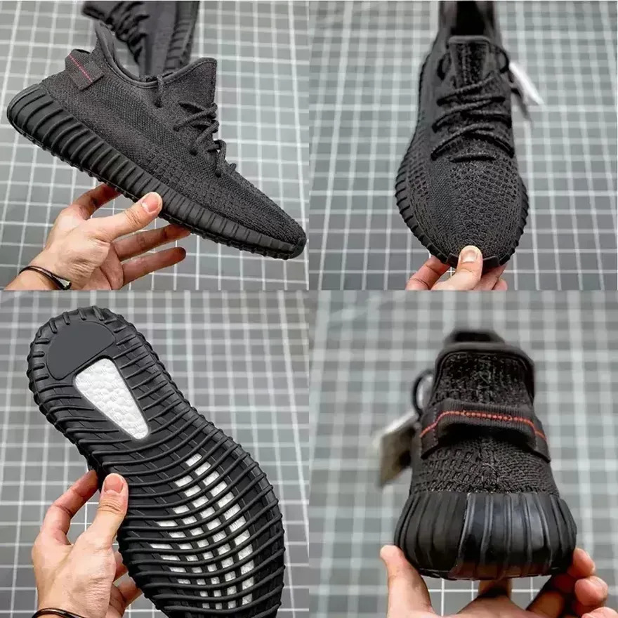 Designer Sneaker Men Sports 350 v2 Running Shoes Women Non-slip Outdoor Breathable Flat Walking Trainers Lace-up Plate-forme Casual Sneakers size36-47