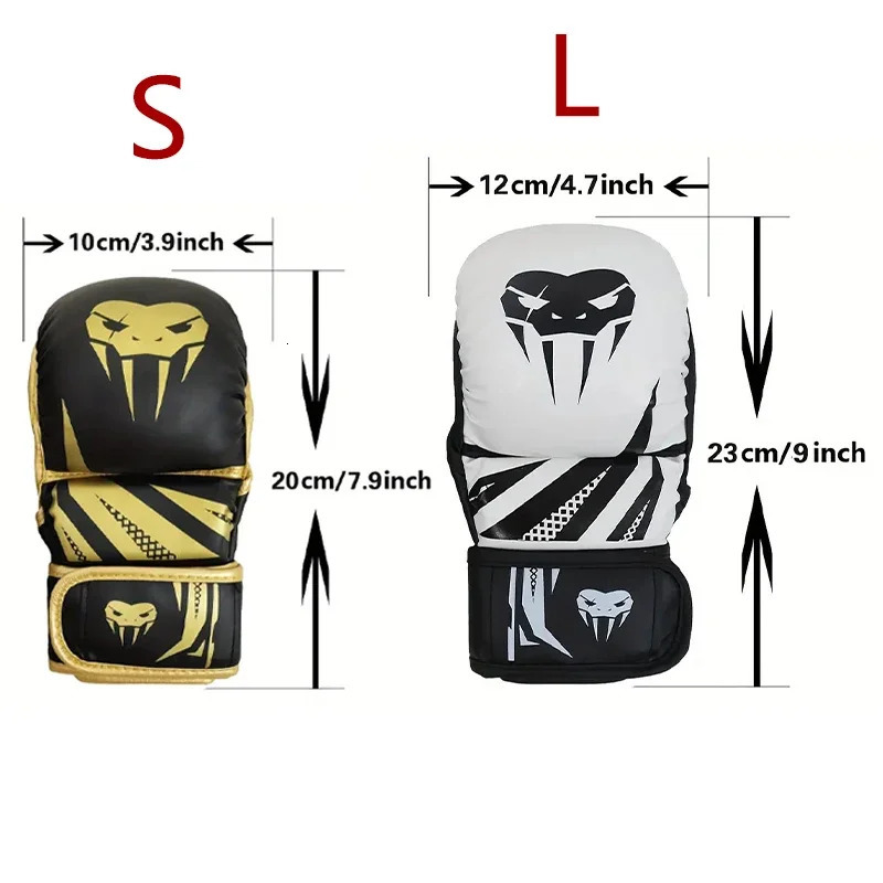 Professional MMA HalfFinger Fighting Boxing Gloves Thickened Sanda Free Mixed Martial Arts Training 260228