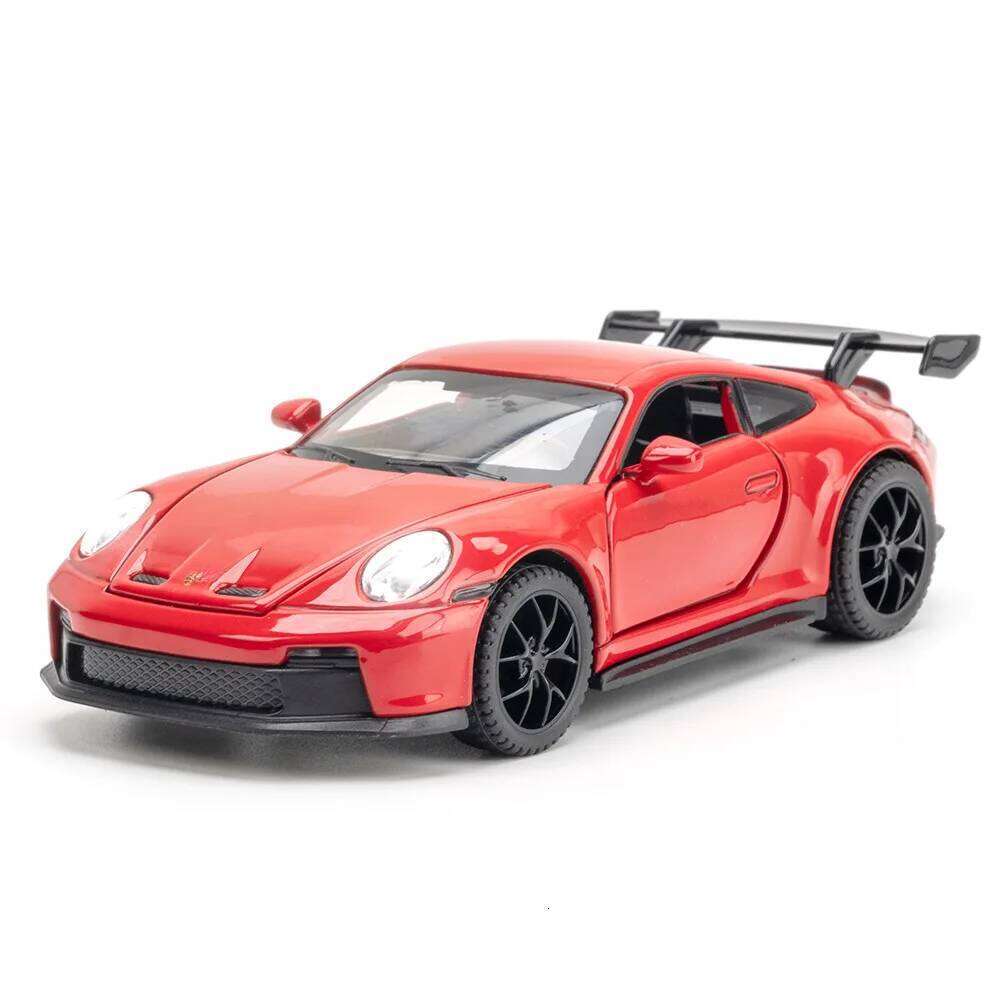 1:32 911 GT3 Panamera Alloy Model Toys Car Doors Opened Sound Light Pull Back Rubber Tires Children Diecast Toy Vehicle Boy Gift Z260306