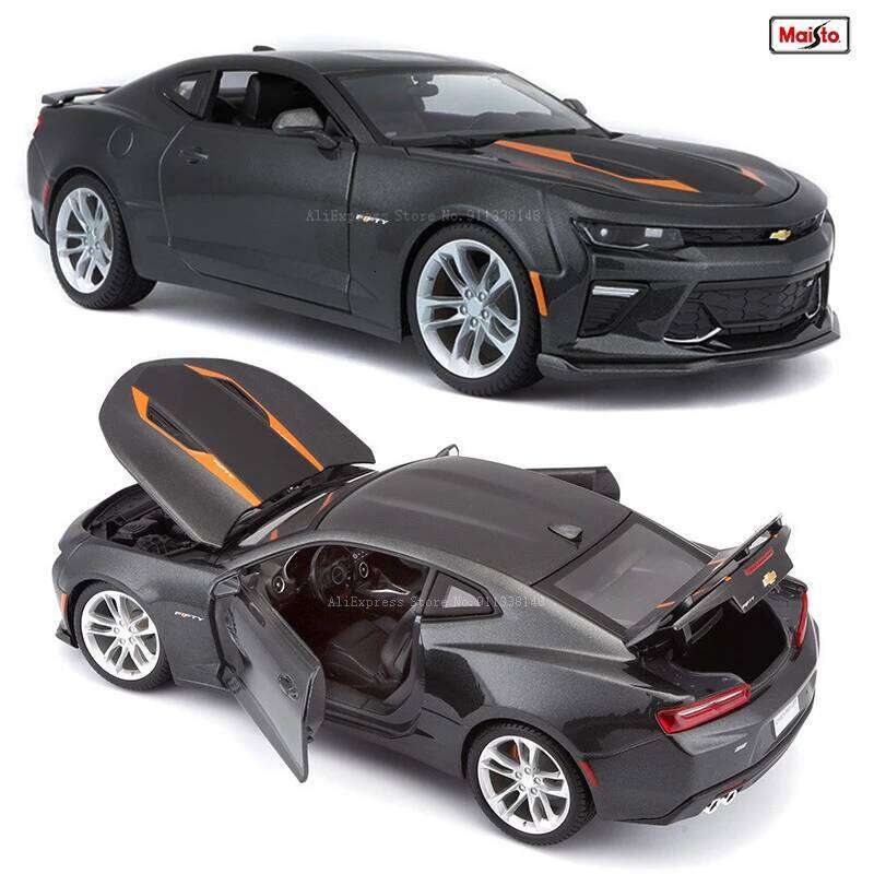 Maisto 1:18 2017 Chevrolet Camaro SS 50th Anniversary Brand Alloy Car Static Die Casting Model Collection Toy Gift Z260306
