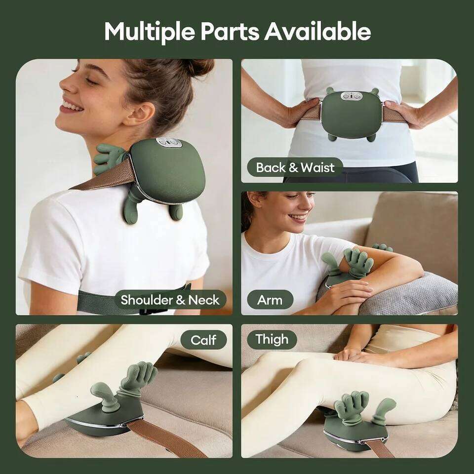 4D Bionic Finger Shoulder Massager Wireless Cervical Trapezius Kneading Massage Shawl Brushless Motor Neck masajeador 26Y0307