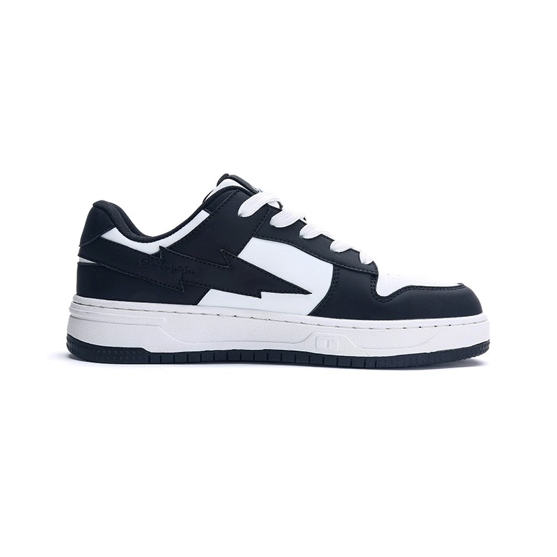 Jifffly Skate Shoes New Summer Unisex Student Thick Sole Versatile White Shoes