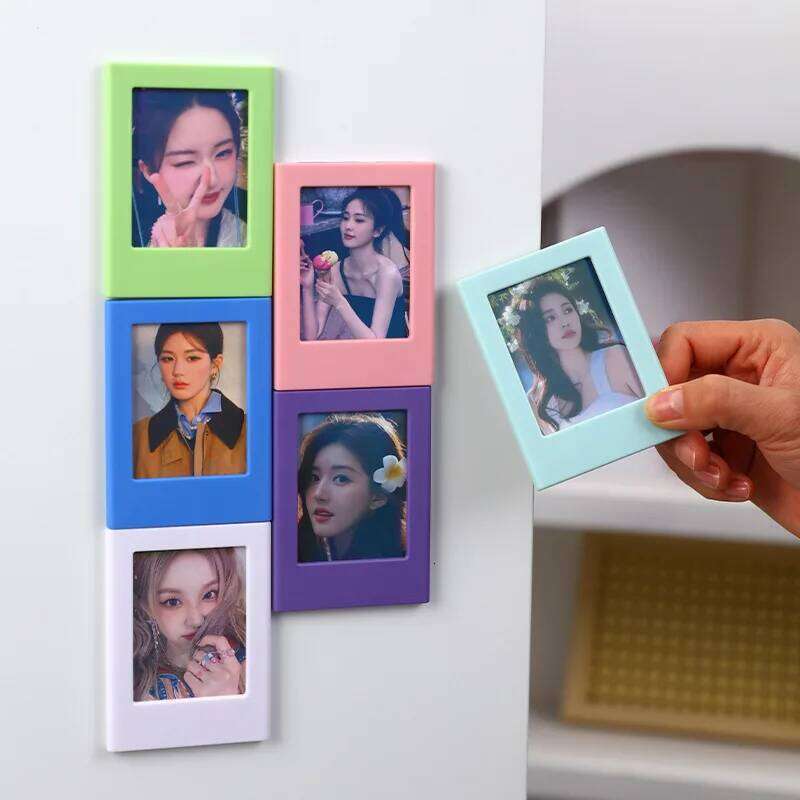 10Pcs Set Instax Mini Photo Frame | Fridge Magnet Card Holder Creative Ins Style Kawaii Fix 3 Inch Instant Film Picture H260306
