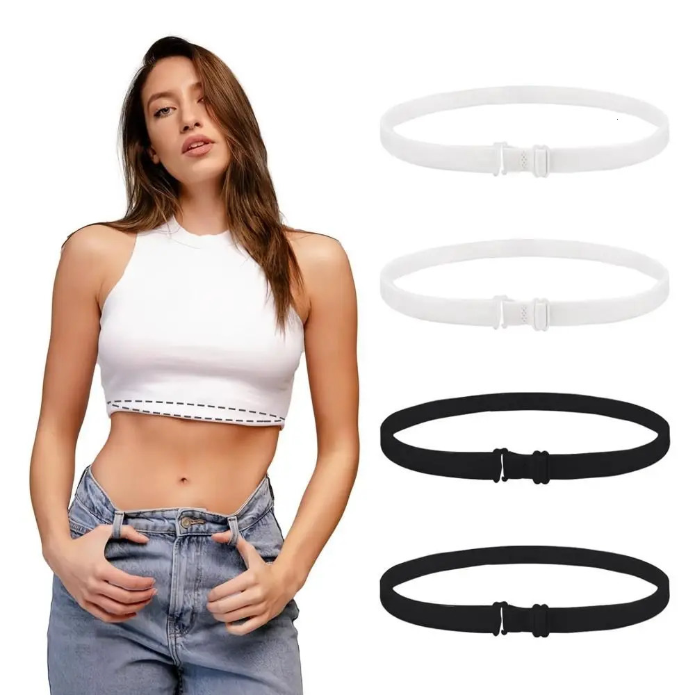 Highly Elasticity Crop Adjustable Band Adjustable for Transform The Way Your Tops Crop Band for Tucking Shirts 260302