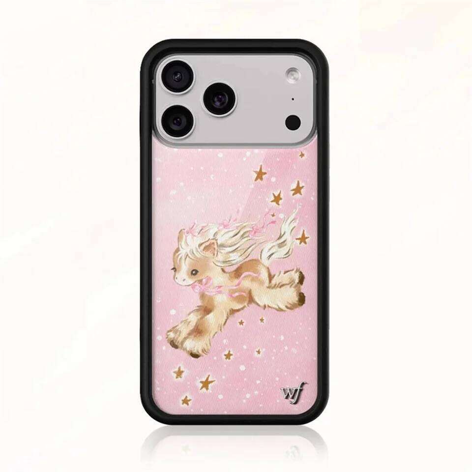 2026 New Wildflower Star Pony Phone Case for iPhone Pro Max Plus 17 Air 12 13 14 15 16 Cover 3D WF Cartoon Polka Dots Cove 26H0307