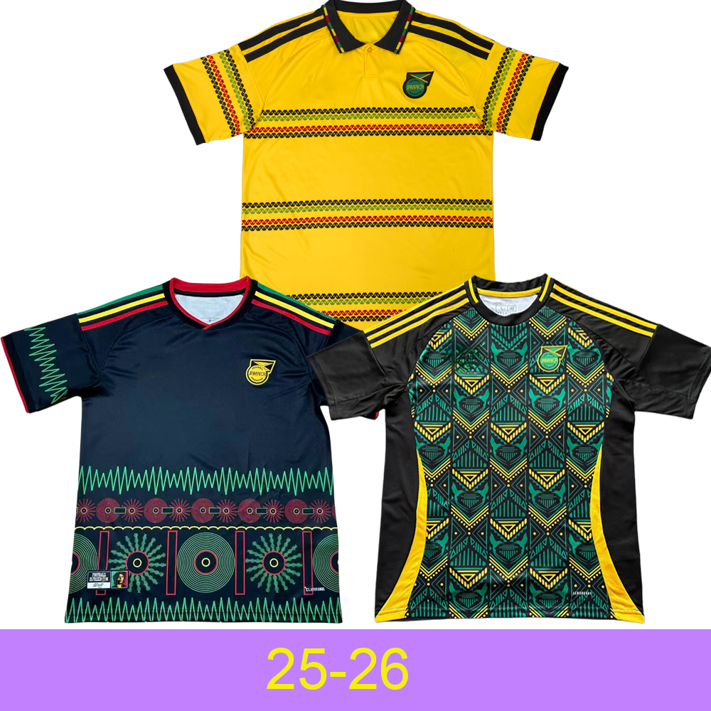 Jamaica 26/27 soccer jerseys home and away football shirts 2024 away match kit