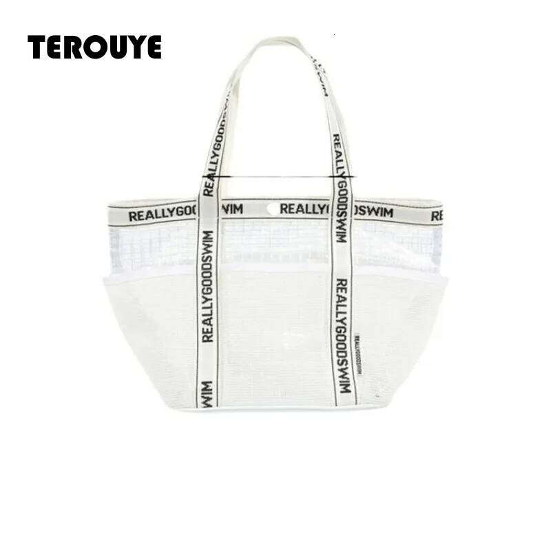 Large Capacity Surf Dry Wet Separated Swim Bags Multi-Pocket Travel Toiletries Storage Portable Net Waterproof Beach Bag TEROUYE