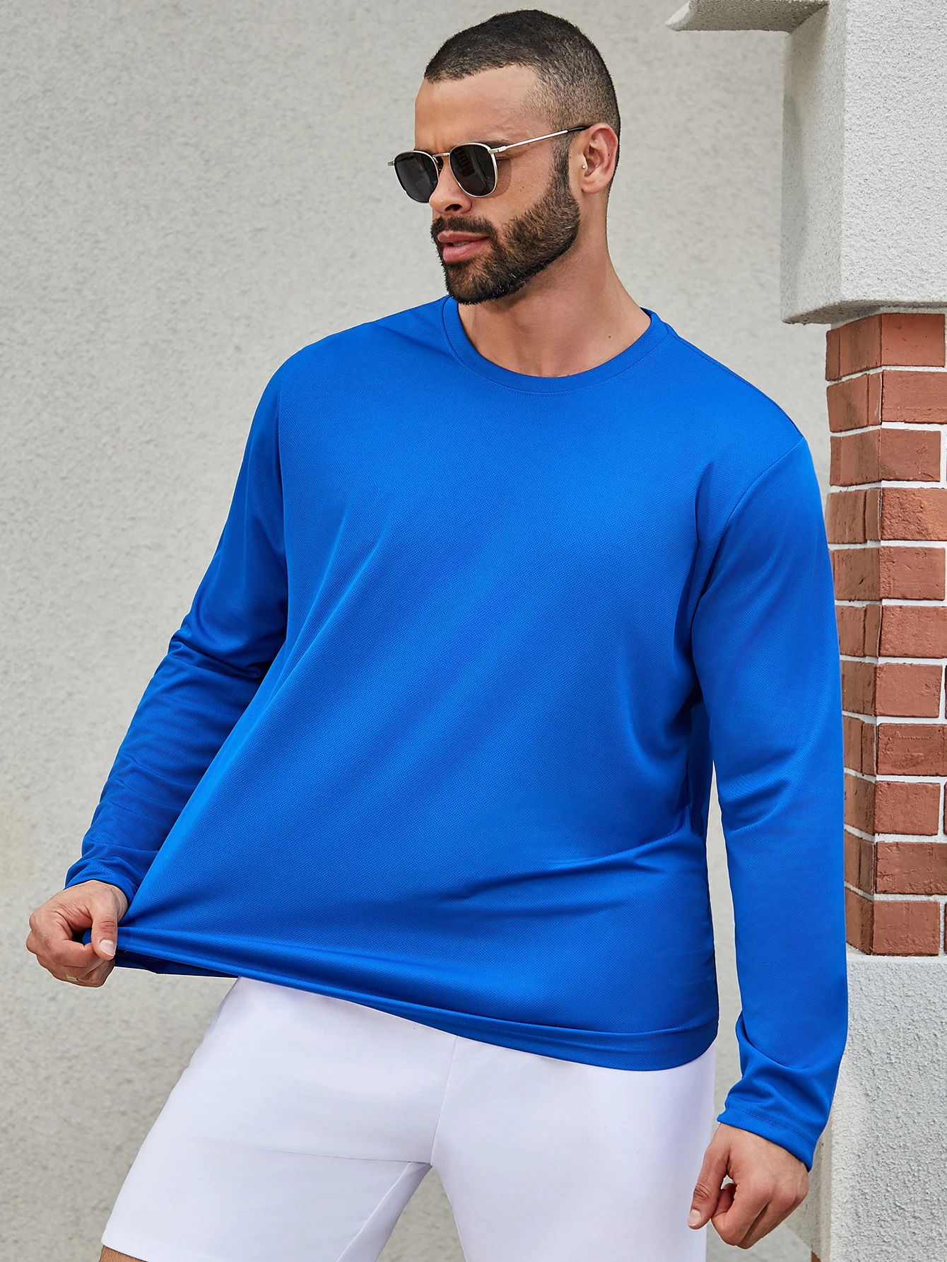 11 colors randomly selected 6piece mens quick drying long sleeved Tshirt moisture wicking casual and breathable 260302
