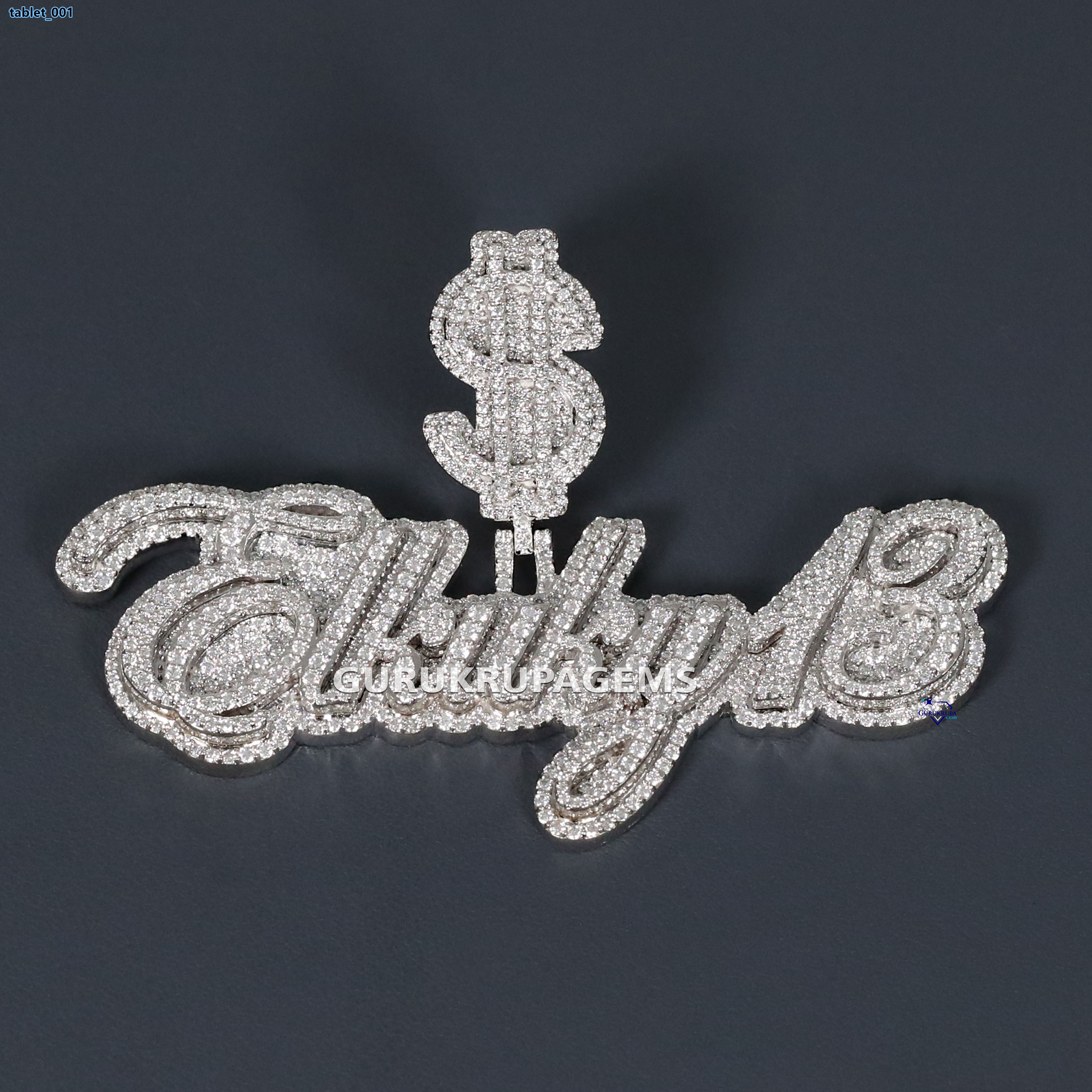 Discover Our Exclusive Collection of Hip Hop Moissanite Round Cut Diamond Pendants Crafted in High Quality 925 Sterling Silver