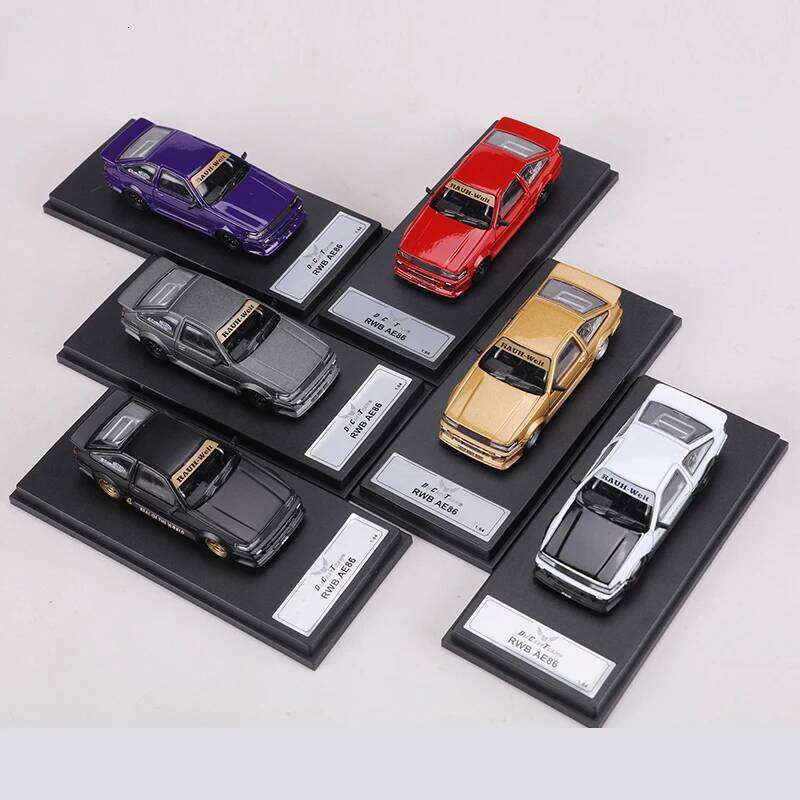 DCT 1:64 RWB AE86 Corolla Levin GT-Apex Alloy Model Car Z260306