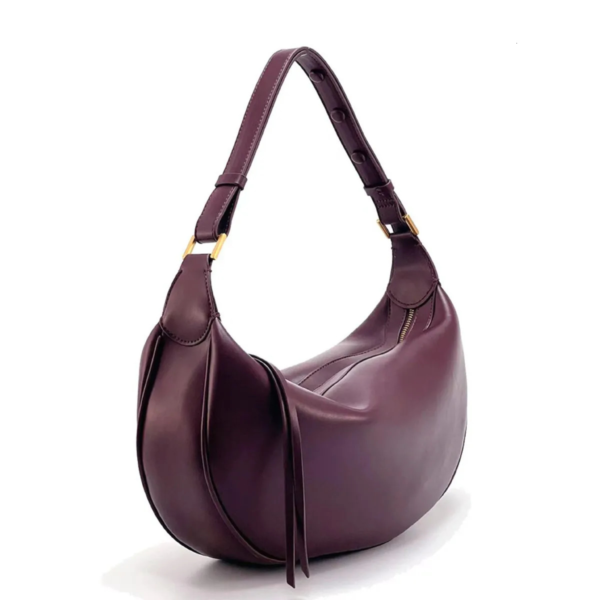 Dumpling Crescent Armpit Bag for Women Large Capacity Shoulder Bags fashionPU Leather Crossbody Trendy Purs handbag 260227