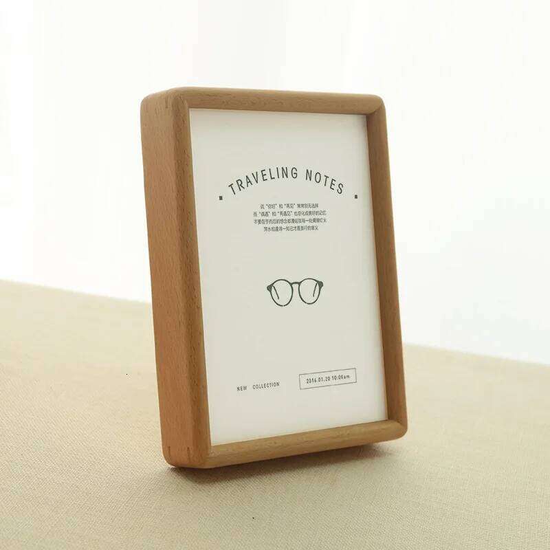 Solid Beech Wood Sandalwood Pendulum Household Nordic Style Creative Handwork Adornment Desktop Photo Frame New H260306